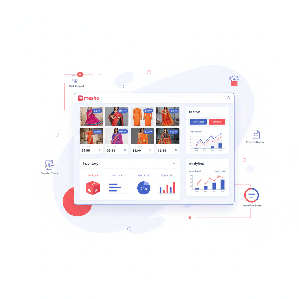 Structured Meesho Supplier Panel Walkthrough for Listing Pricing Inventory and Seller Workflow Control